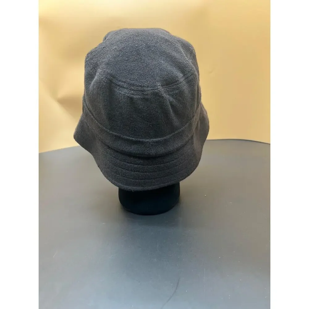 Alo Yoga Terry Beachside Bucket Hats Unisex One Size Black Cotton Outdoor Summer - Picture 5 of 7